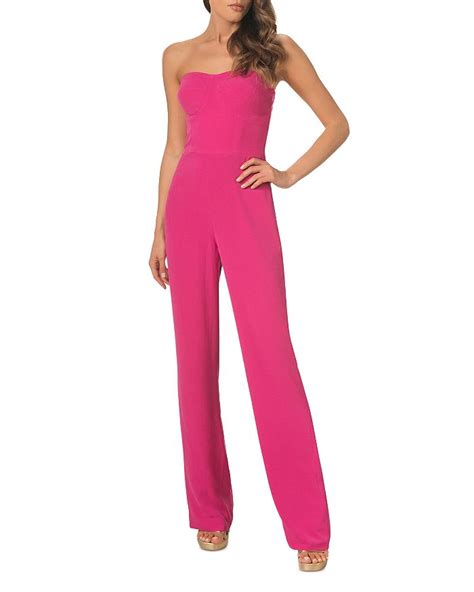 dress the population|dress the population pink jumpsuit.